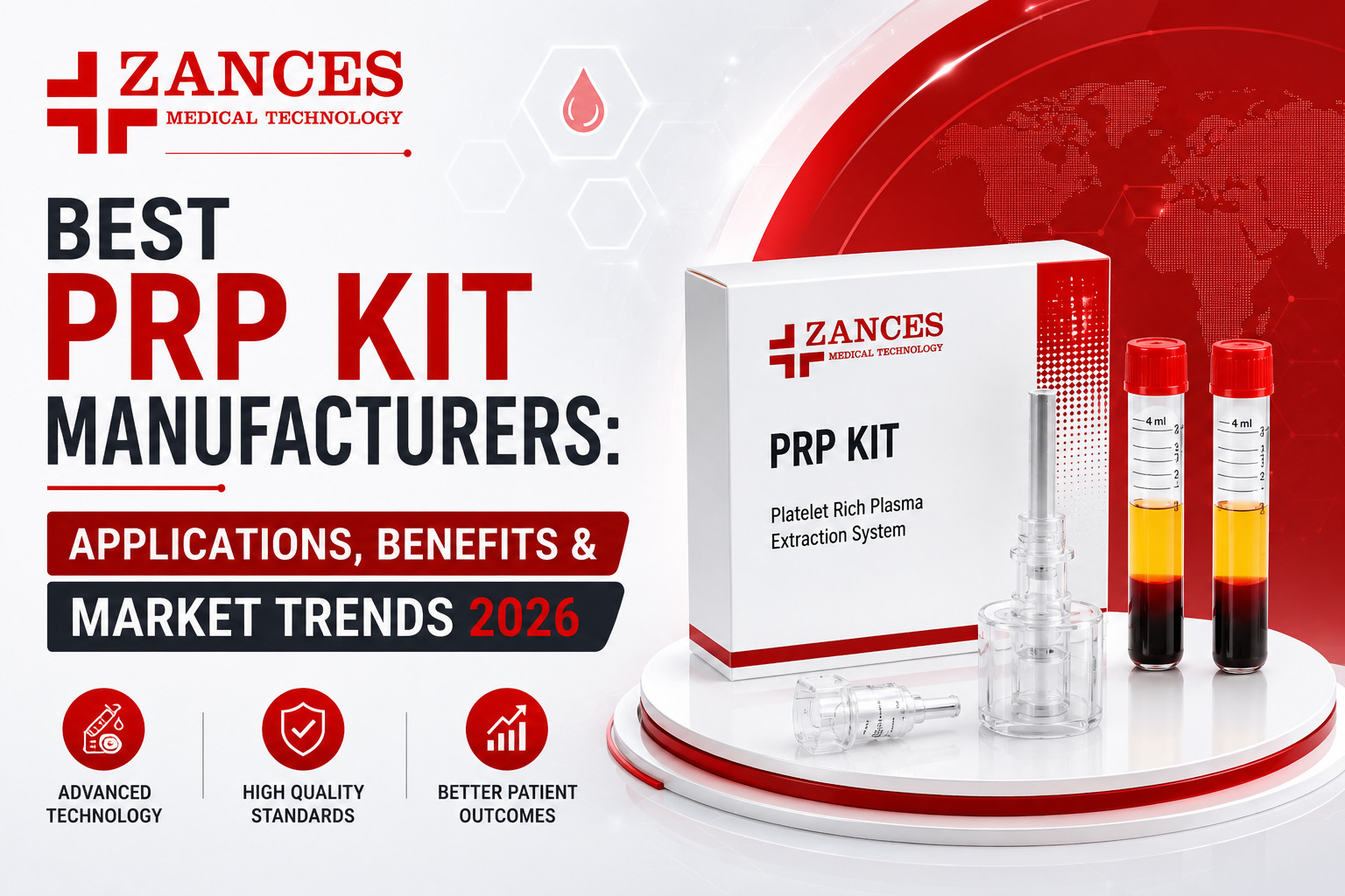 Best PRP KIT Manufacturers: Applications, Benefits & Market Trends 2026