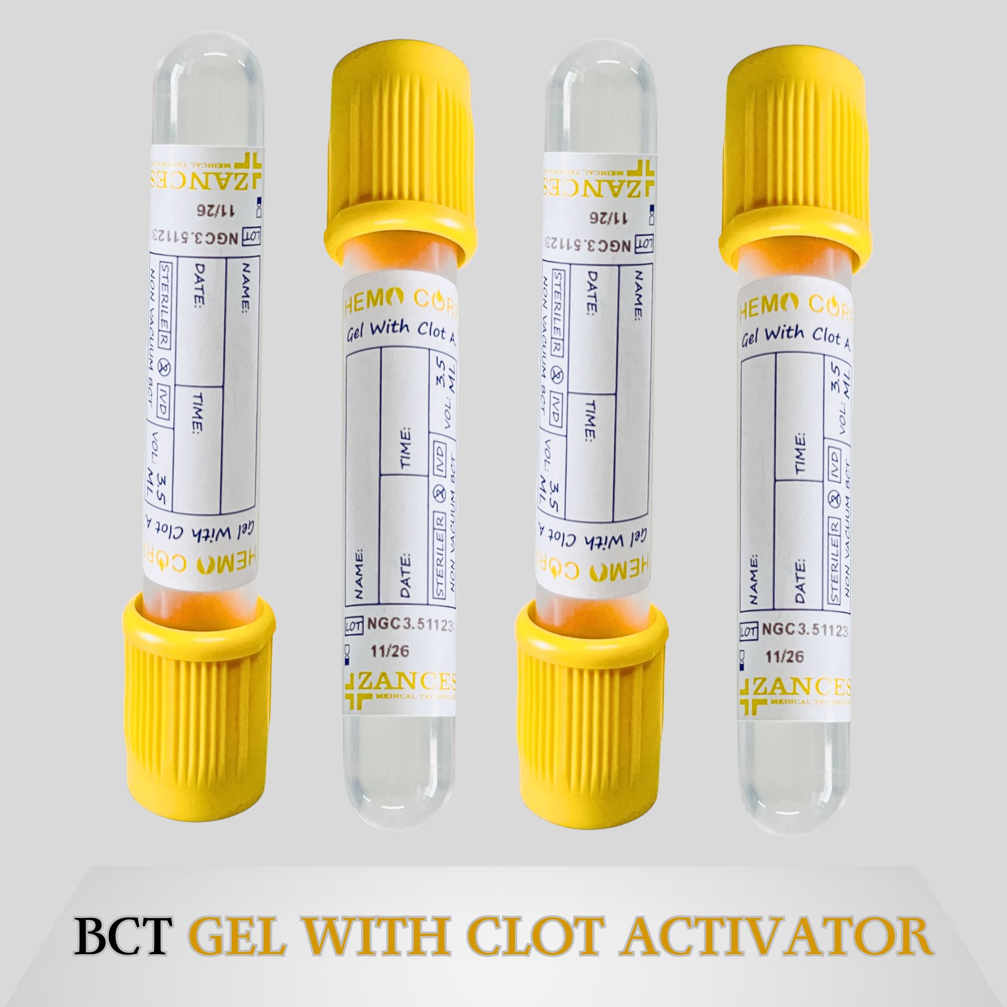Gel With Clot Activator Tube Manufacturers in Silvassa