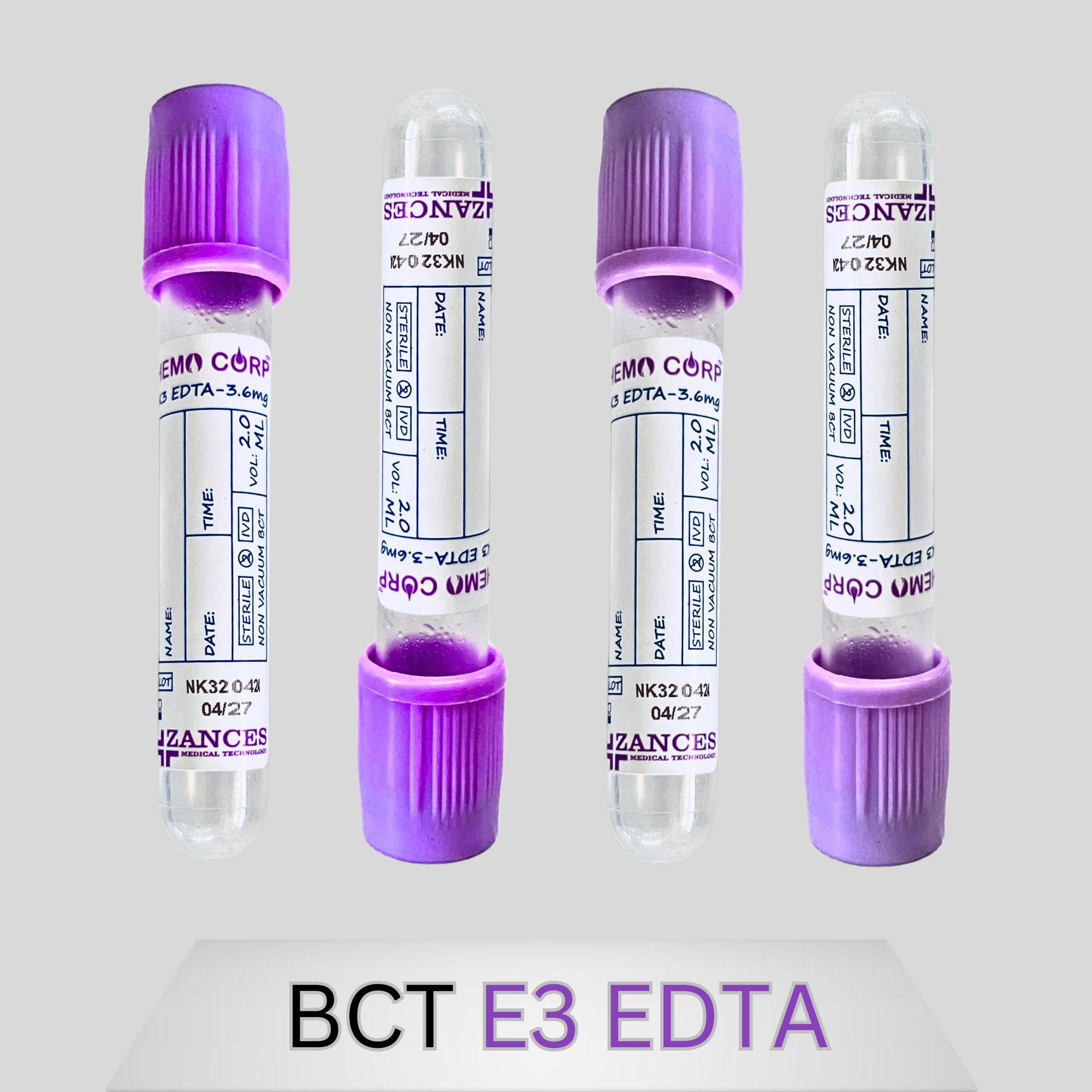 K3-EDTA Blood Collection Tube Manufacturers in Silvassa