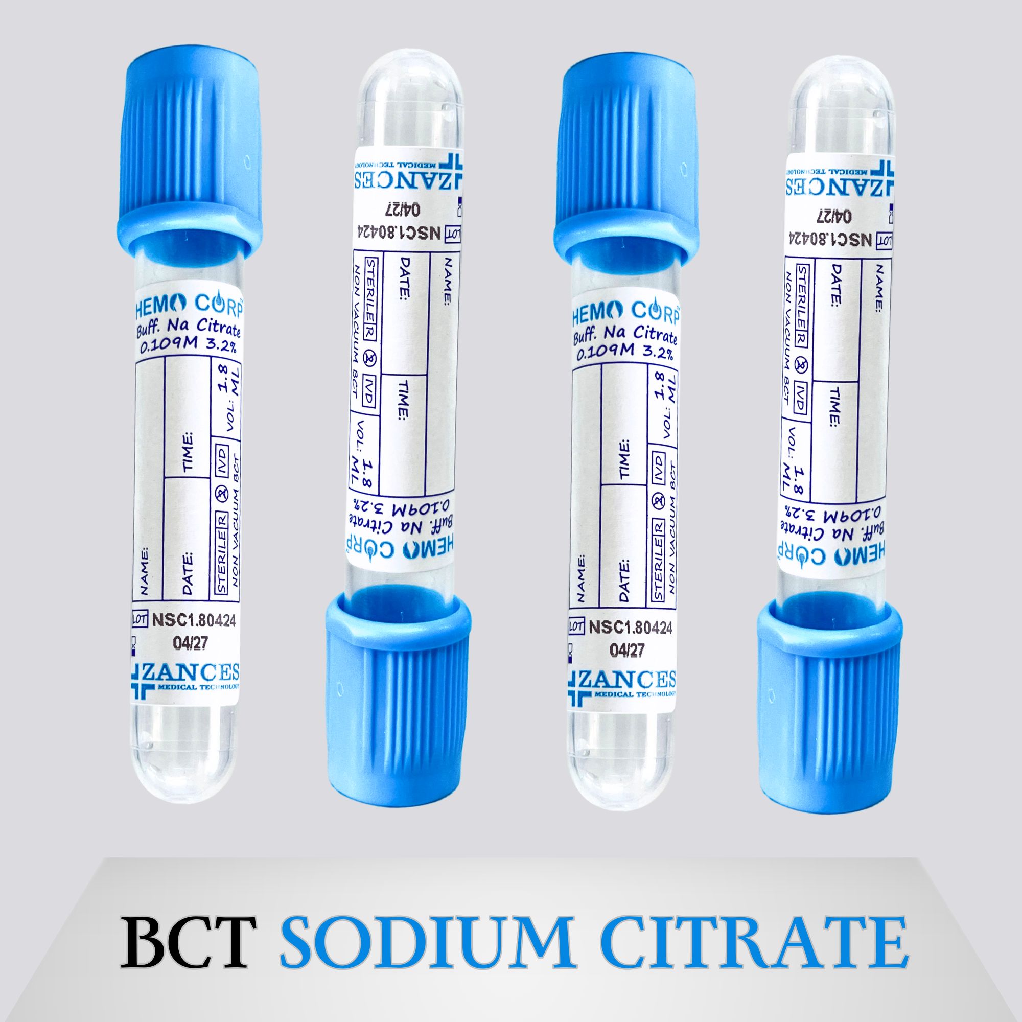 Sodium Citrate Tube Manufacturers in Silvassa